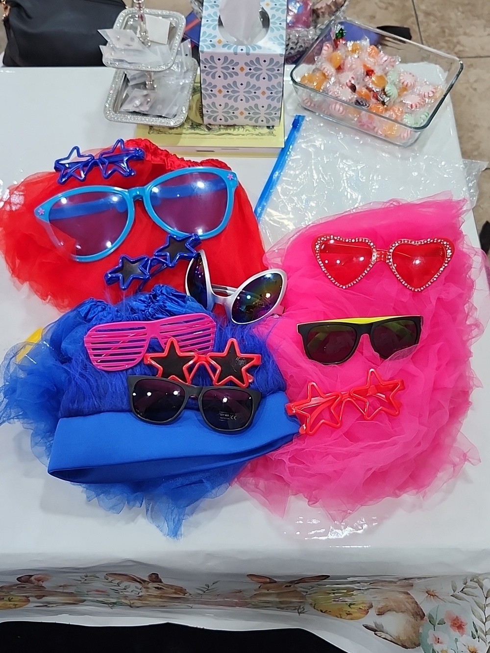 GIRLS' TRIPLE TULLE TUTU SET WITH ACCESSORIES
